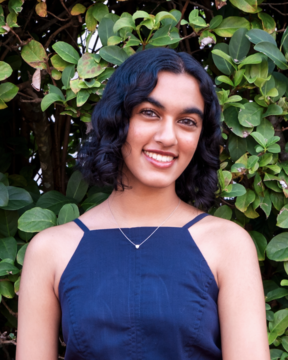 headshot of Rhea Maniar